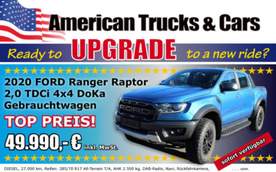 2020 FORD Ranger Raptor Diesel 4×4 DoKa
