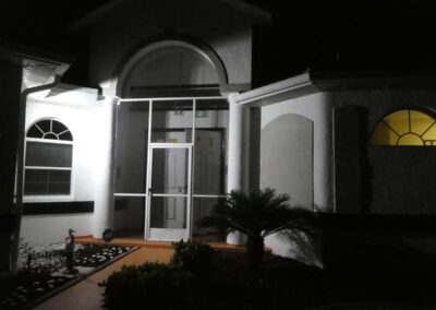 Florida Villa Aussenaufnahme bei Nacht